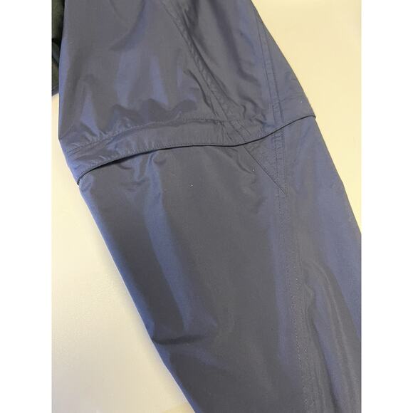 Dryjoys Footjoy FJ Windbreaker Rain jacket Sz M Convertible Zip Off Sleeve Blue - Picture 8 of 10